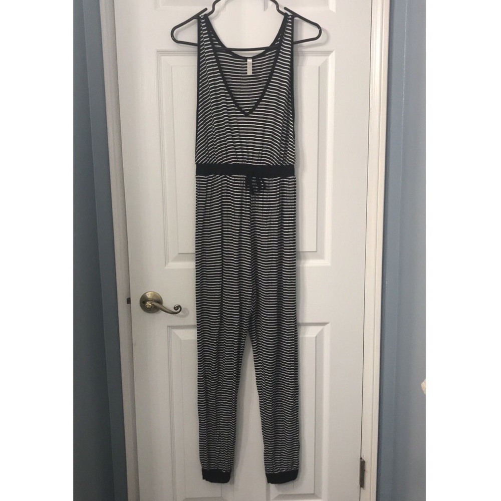 Black & white jumpsuit